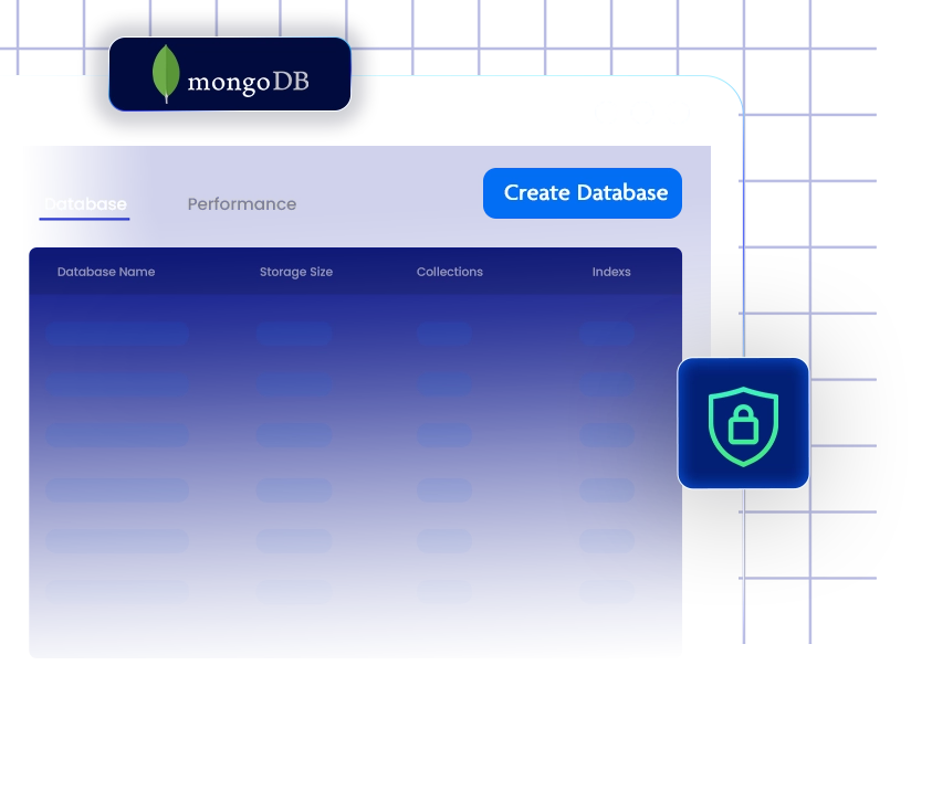MongoDB database managed by cloud experts illustration | HiQloud